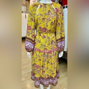 Current air long floral dress in Large size